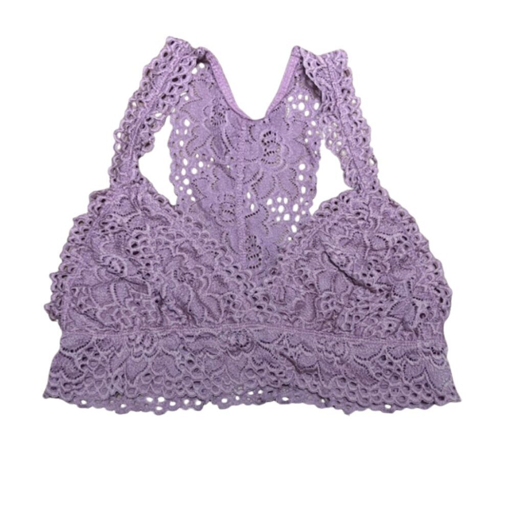 Altar'd State LIKE NEW dusty rose lace bralette size Small